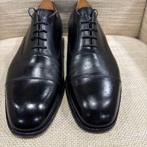 Elegant JM Weston Black Leather Men's Oxfords